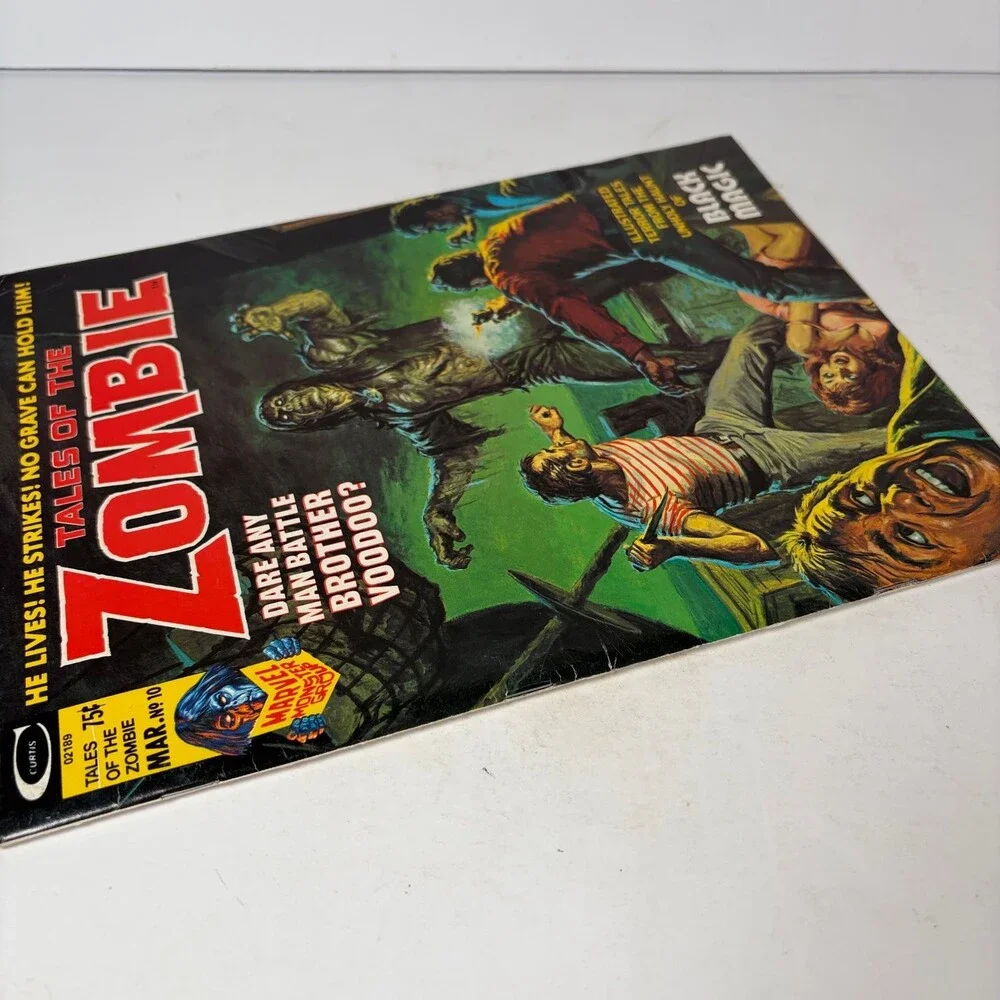 Tales of the Zombie Magazine March 1975 #10 Marvel Comics Horror Brother Voodoo